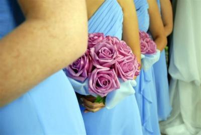 Lavender Rose Bridesmaids Bouquets