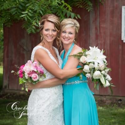 Bride and Bridesmaid