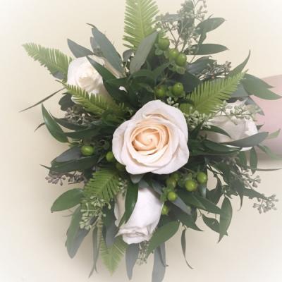 Roses and Lush Greens BRidal Bouquet
