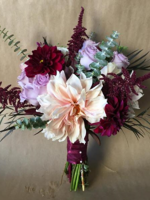 Burgundy Bridal Bouquet Courtney