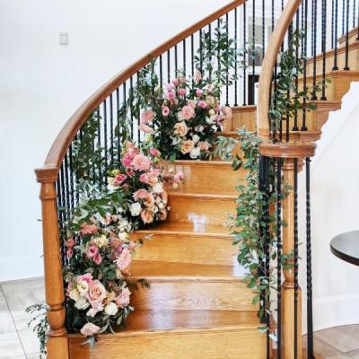 Blush Floral Staircase