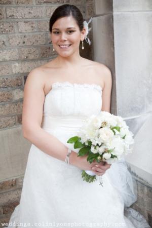 Fragrant White Wedding Bouquets