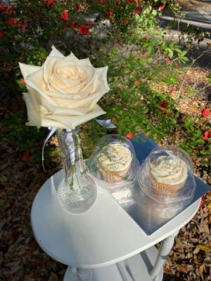Rose Ceremony Monterey Square with cupcakes