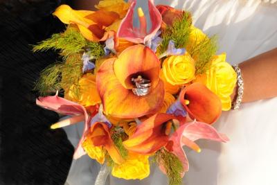 Exquisite Bright Wedding Bouquet