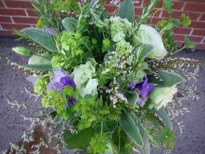 Summer Herb Wedding Bouquet