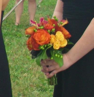 Warm Summer Bridesmaid Bouquet
