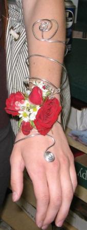 Red Prom Corsage