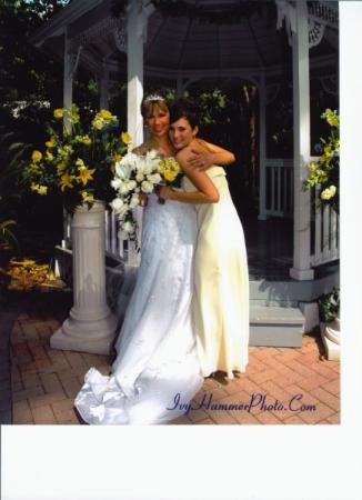 Elegant Bride in a Garden Setting