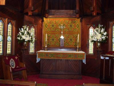 White Altar Arrangements