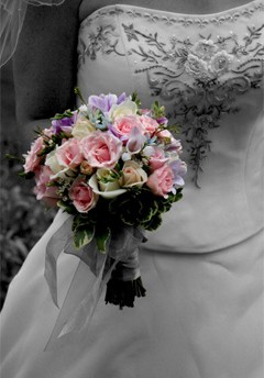 Beautiful Pastel Wedding Bouquet