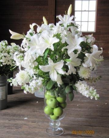 Beautiful Reception Centerpiece for Barn