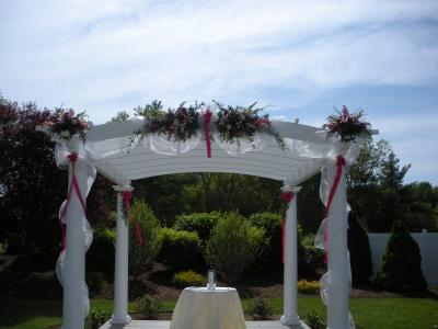 Cememony Flowes At The Villa 