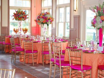 Orange & PInk Reception