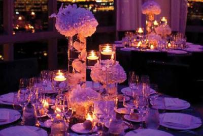 Tall & Short Reception Centerpieces