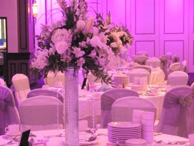 Beautiful Tall Reception Centerpiece
