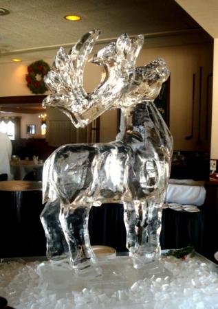 Reindeer Ice Sculpture  - Carving