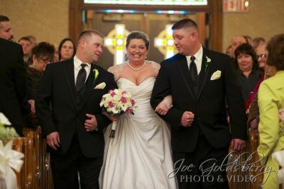 Beautiful Moment Walking Down the Aisle