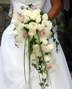 Peoples Flowers Cascading Bouquet